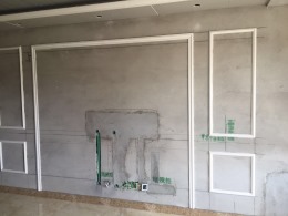 铭威装饰六合一方在施工工地